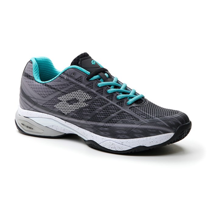 Men Lotto Mirage 300 CLY Tennis Shoes Black / White / Green | QW317201O8