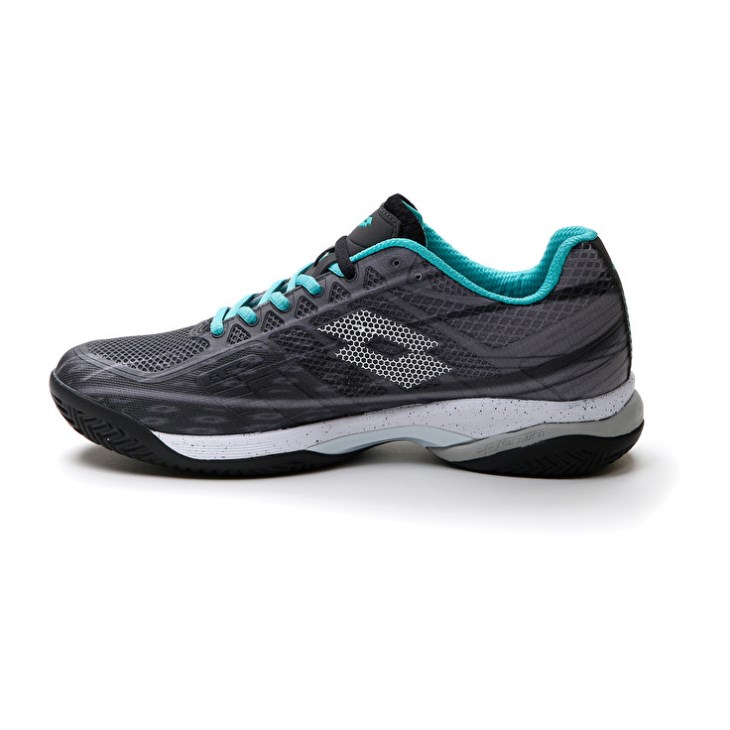 Men Lotto Mirage 300 CLY Tennis Shoes Black / White / Green | QW317201O8
