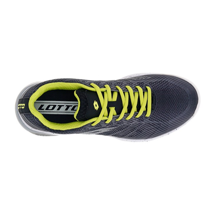 Men Lotto Mirage 300 III CLY Tennis Shoes Black / White / Green | KM782908O8