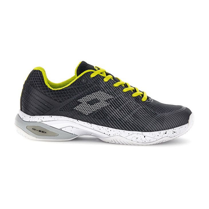 Men Lotto Mirage 300 III CLY Tennis Shoes Black / White / Green | KM782908O8