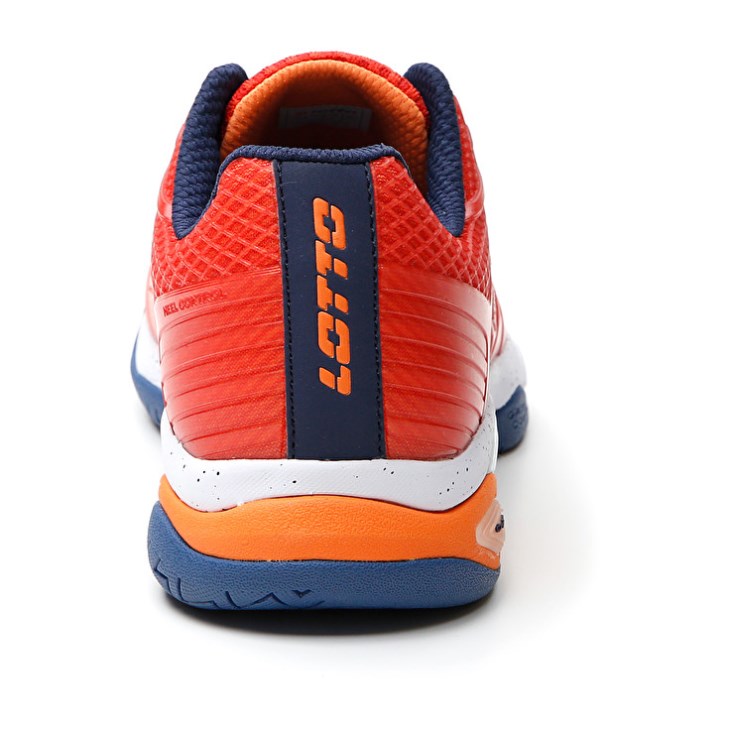 Men Lotto Mirage 300 III SPD Tennis Shoes Orange / White | IF986838B1