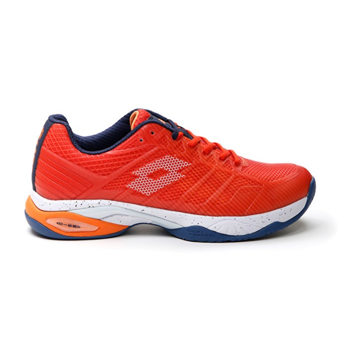Men Lotto Mirage 300 III SPD Tennis Shoes Orange / White | IF986838B1