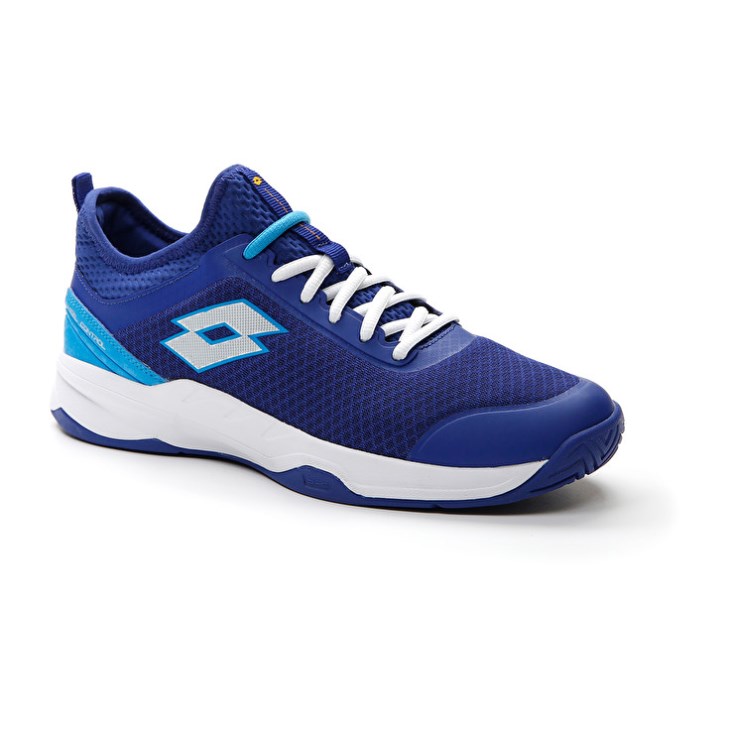 Men Lotto Mirage 500 II ALR Tennis Shoes Blue / White / Blue | PA626652P7