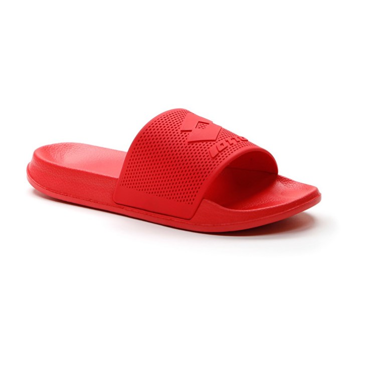 Men Lotto Moku II Slides Red | JO506170W8