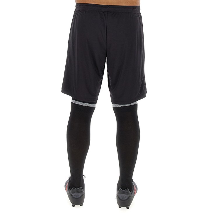 Men Lotto Monza 23 3RD Shorts Black | ZN480328M5