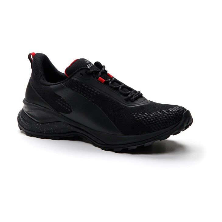 Men Lotto Moonrun 300 III Trail Running Shoes Black | SH775717I9