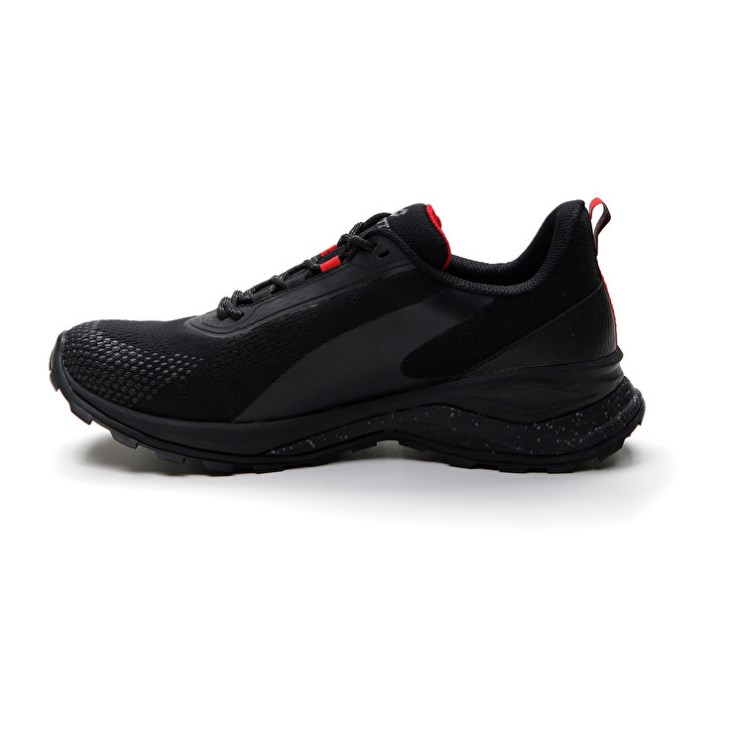 Men Lotto Moonrun 300 III Trail Running Shoes Black | SH775717I9