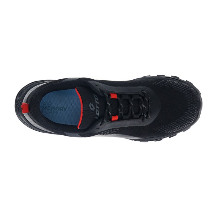Men Lotto Moonrun 300 III Trail Running Shoes Black | SH775717I9