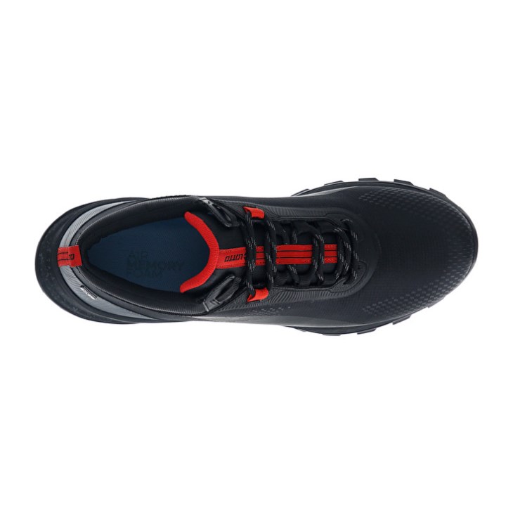 Men Lotto Moonrun 300 II Mid HD Trail Running Shoes Black | HK421592A1