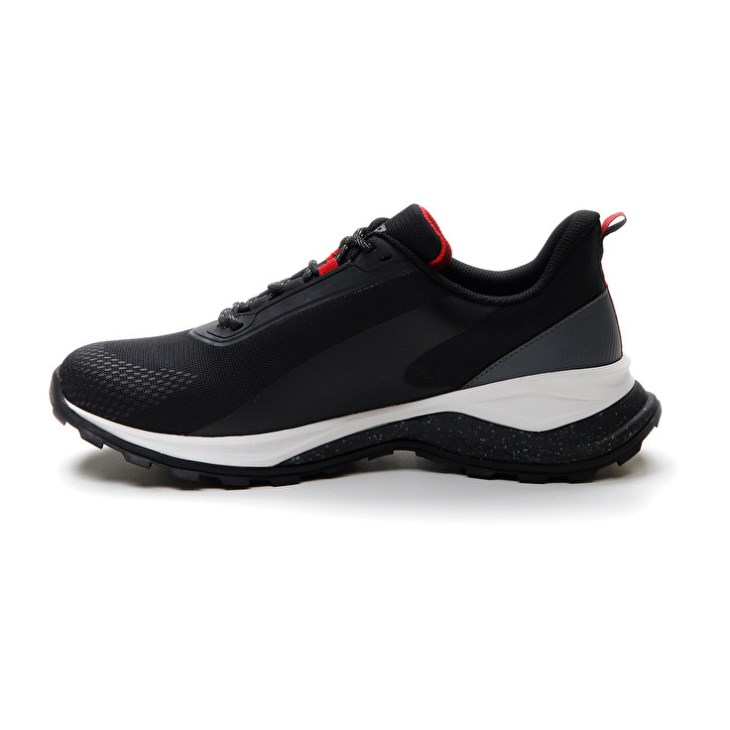 Men Lotto Moonrun 300 II Trail Running Shoes Black | JP815581W1