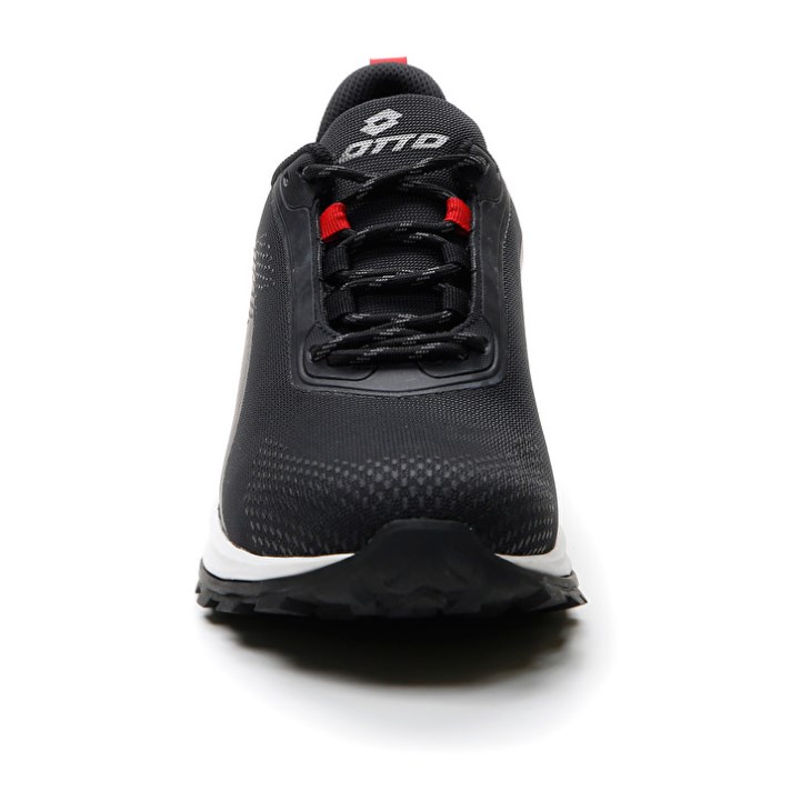 Men Lotto Moonrun 300 II Trail Running Shoes Black | JP815581W1