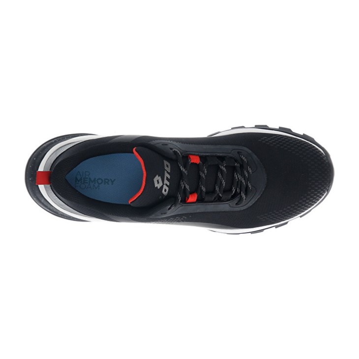 Men Lotto Moonrun 300 II Trail Running Shoes Black | JP815581W1