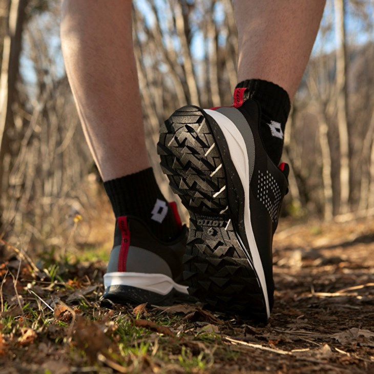 Men Lotto Moonrun 300 Sports Shoes Black | OV719511N2