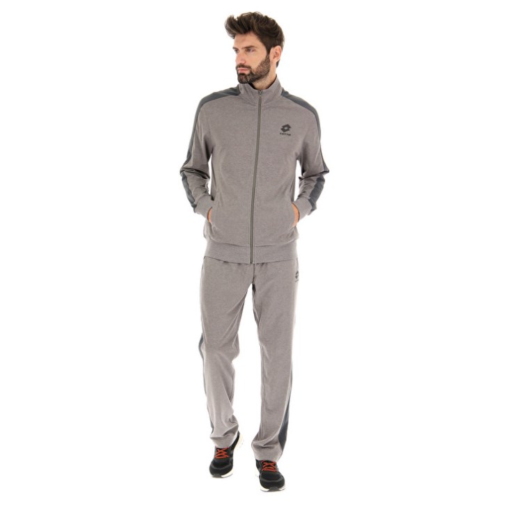 Men Lotto More JS MEL Tracksuits Grey | HL164286P3
