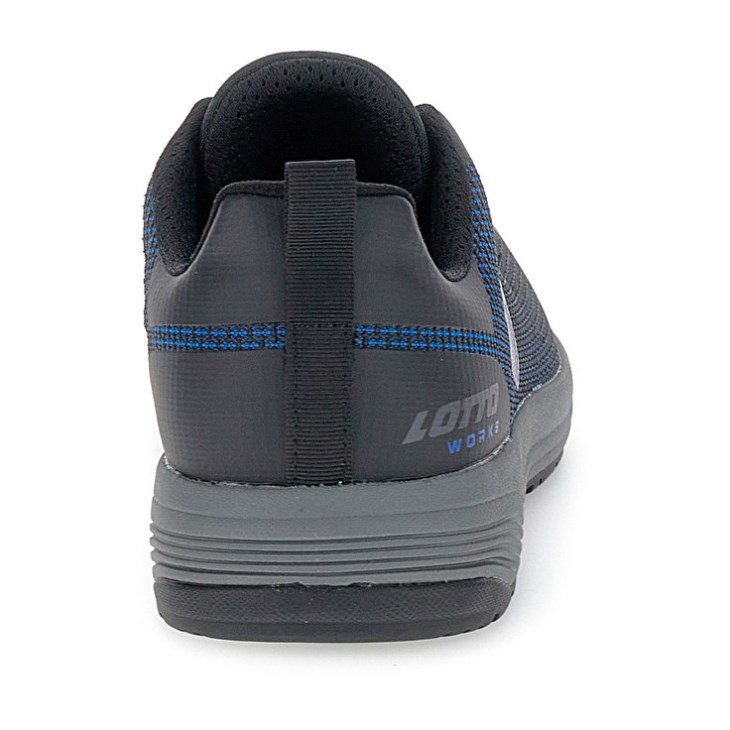 Men Lotto Move 400 S1PL SR HRO Sports Shoes Black / Blue | VZ792369V0