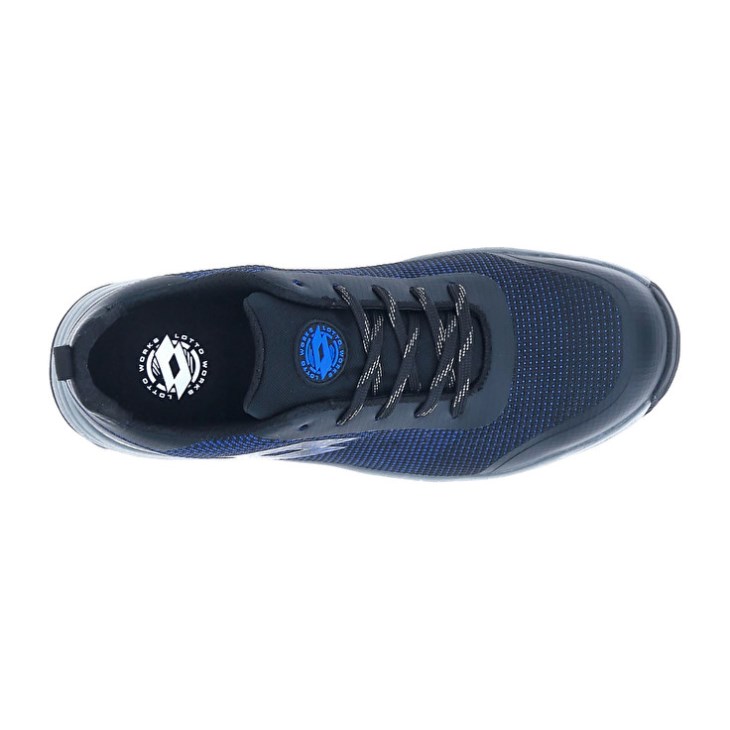 Men Lotto Move 400 S1PL SR HRO Sports Shoes Black / Blue | VZ792369V0