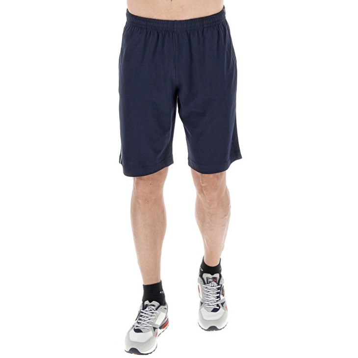 Men Lotto Msc Bermuda II Shorts Navy Blue | QJ170387E2