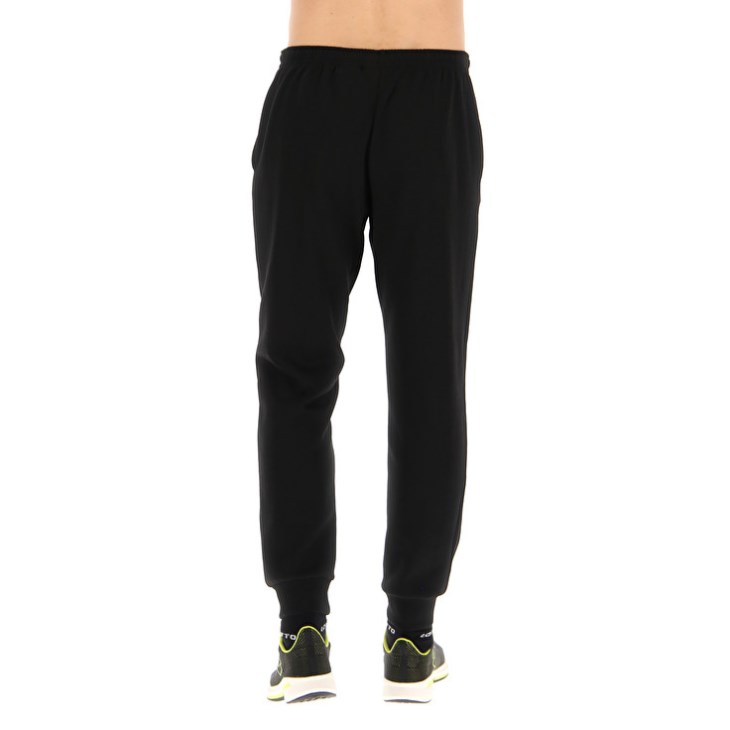 Men Lotto Msc Cuff RIB Pants Black | XK195069S9