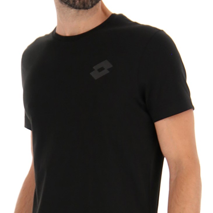 Men Lotto Msc II T Shirts Black | DB061976G9