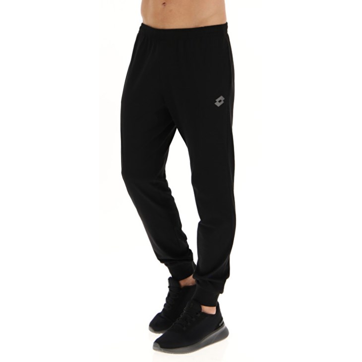 Men Lotto Msc Sports Cuff Pants Black | QQ025772G6
