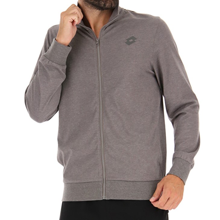 Men Lotto Msc Sports FZ MEL Sweatshirt Grey | OJ702620M4