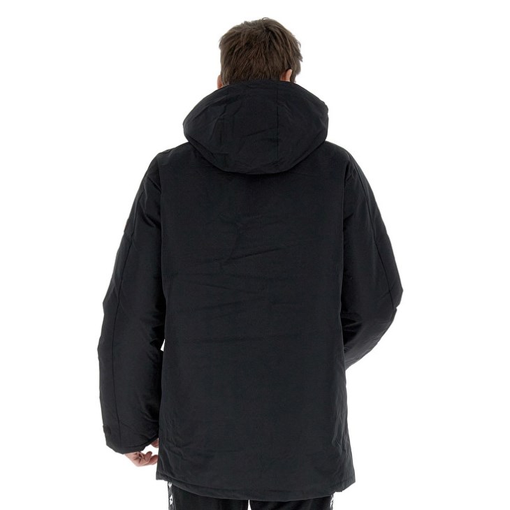 Men Lotto Parka Cervino IV Jacket Black | OG487508B5