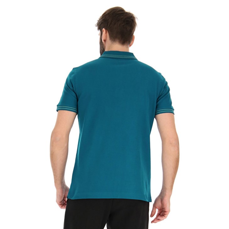 Men Lotto Polo Classica Polo Shirts Blue / Blue | WD337253N3