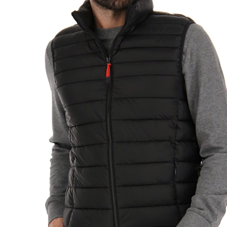 Men Lotto Quilted Cortina III Pad PL Vest Black | OI053475G0