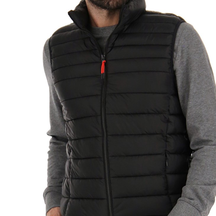 Men Lotto Quilted Cortina III Pad PL Vest Black | OI053475G0