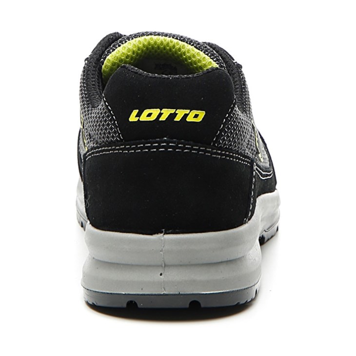 Men Lotto Race 250 S1P SD Safety Shoes Black / Green | SP851385K6