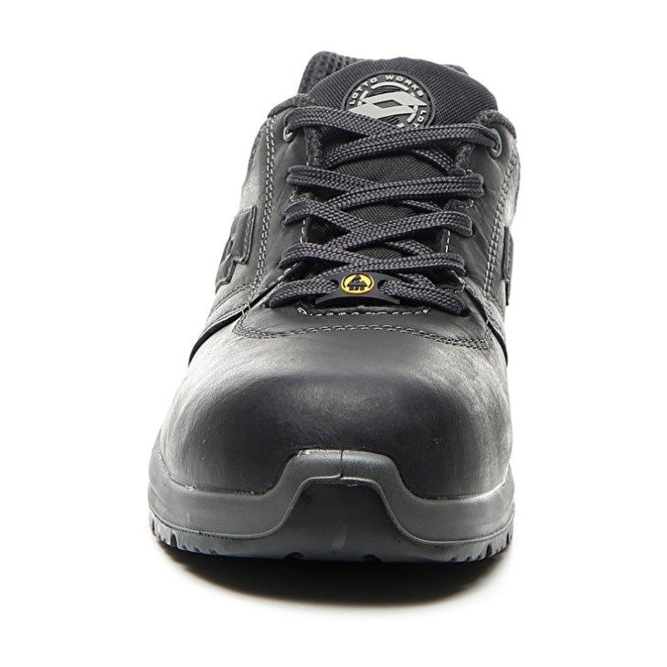 Men Lotto Race 400 ESD S3 CH Safety Shoes Black | YJ879207D2