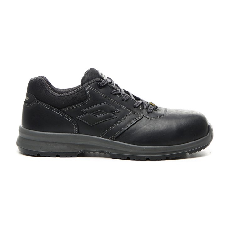 Men Lotto Race 400 ESD S3 CH Safety Shoes Black | YJ879207D2