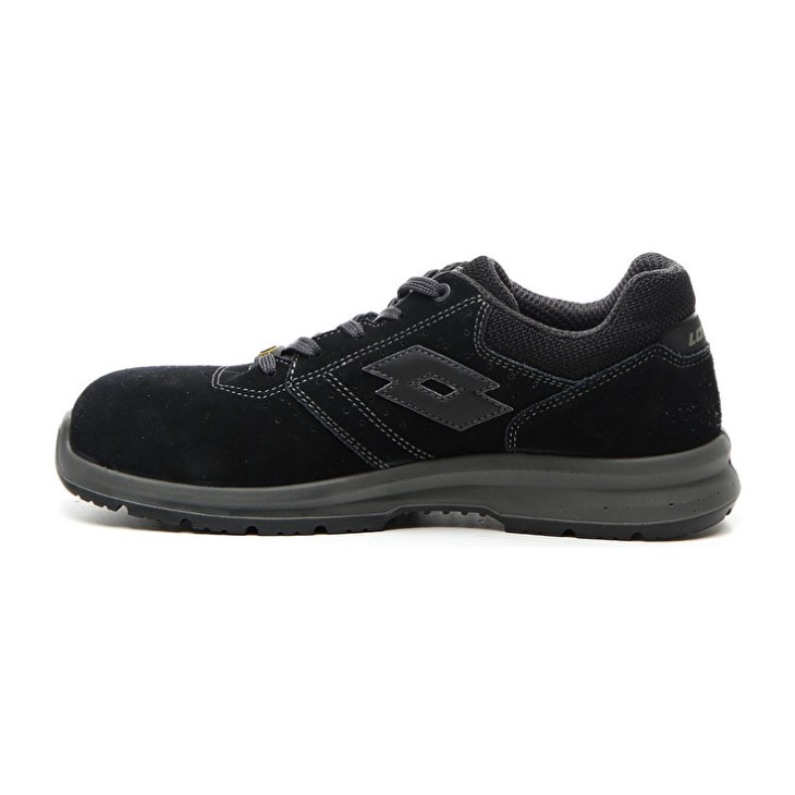 Men Lotto Race 401 ESD S1P SD Safety Shoes Black | ST608350F7