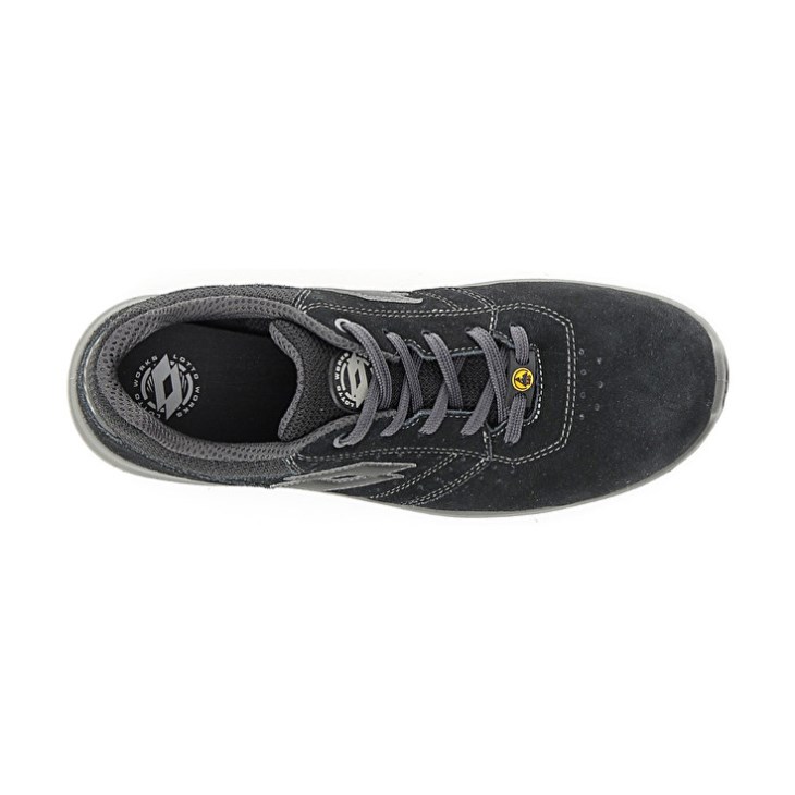 Men Lotto Race 401 ESD S1P SD Safety Shoes Black | ST608350F7