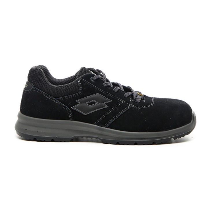 Men Lotto Race 401 ESD S1P SD Safety Shoes Black | ST608350F7