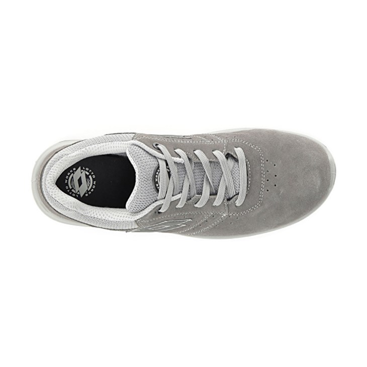 Men Lotto Race 401 S1P SD Safety Shoes Grey | EA091979X9