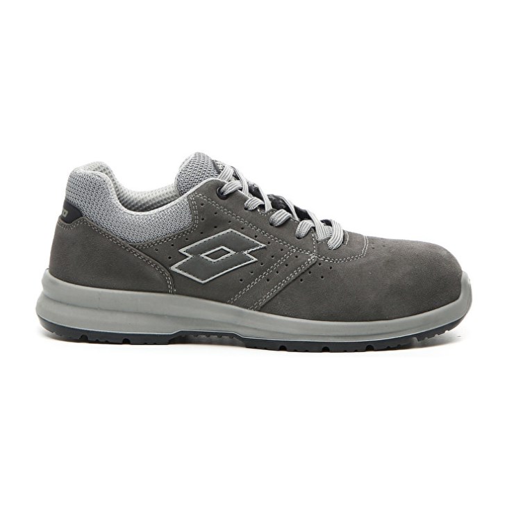 Men Lotto Race 401 S1P SD Safety Shoes Grey | EA091979X9