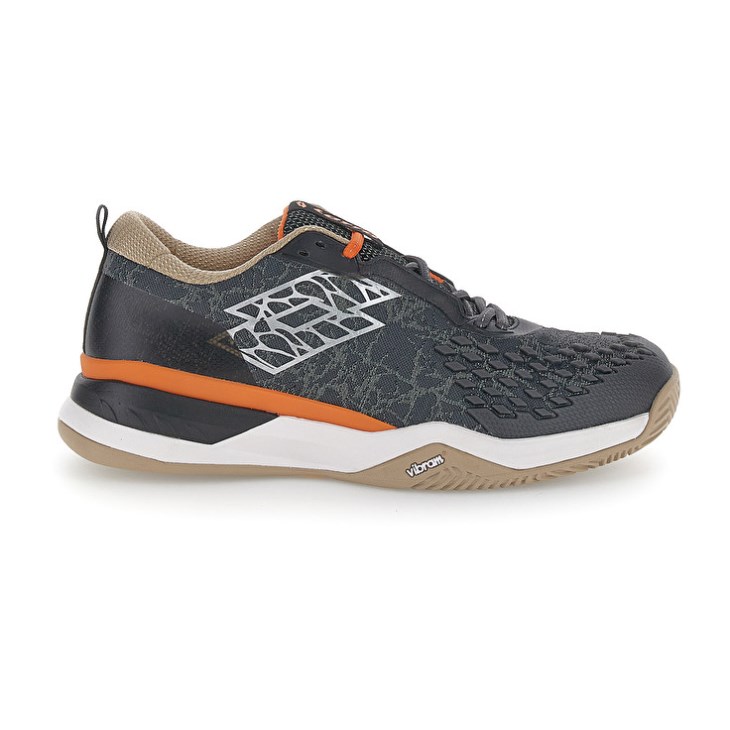 Men Lotto Raptor Hyperpulse 100 II CLY Tennis Shoes Grey | HI853635R0