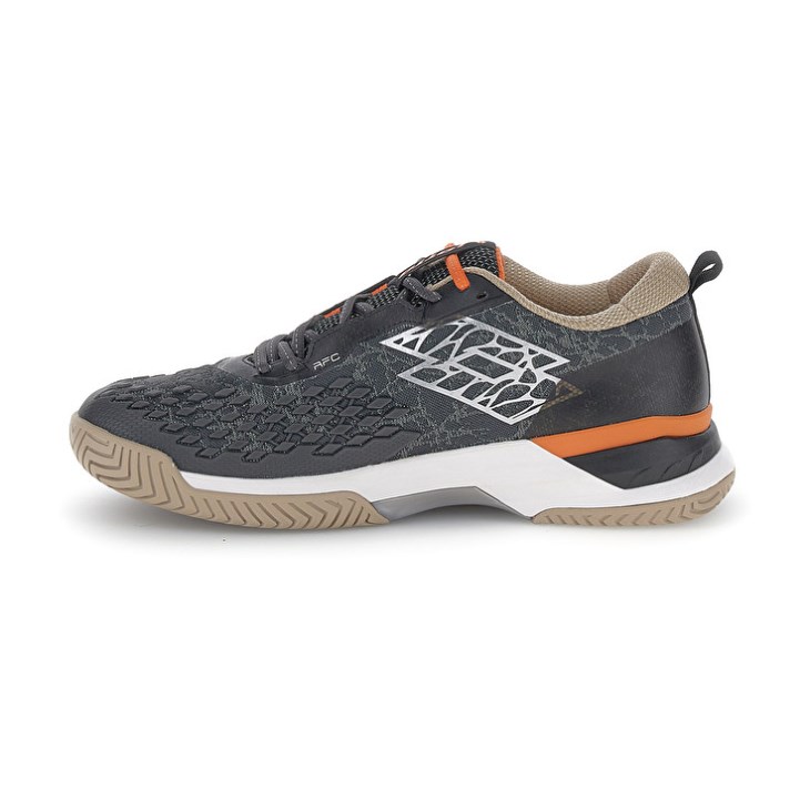 Men Lotto Raptor Hyperpulse 100 II SPD Tennis Shoes Grey | IK925532A9