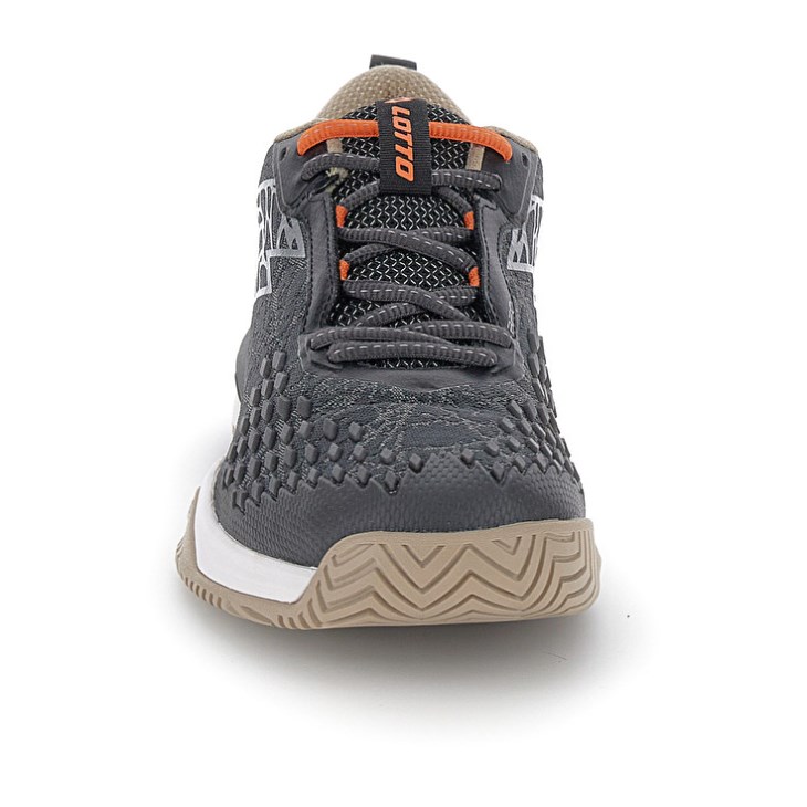 Men Lotto Raptor Hyperpulse 100 II SPD Tennis Shoes Grey | IK925532A9