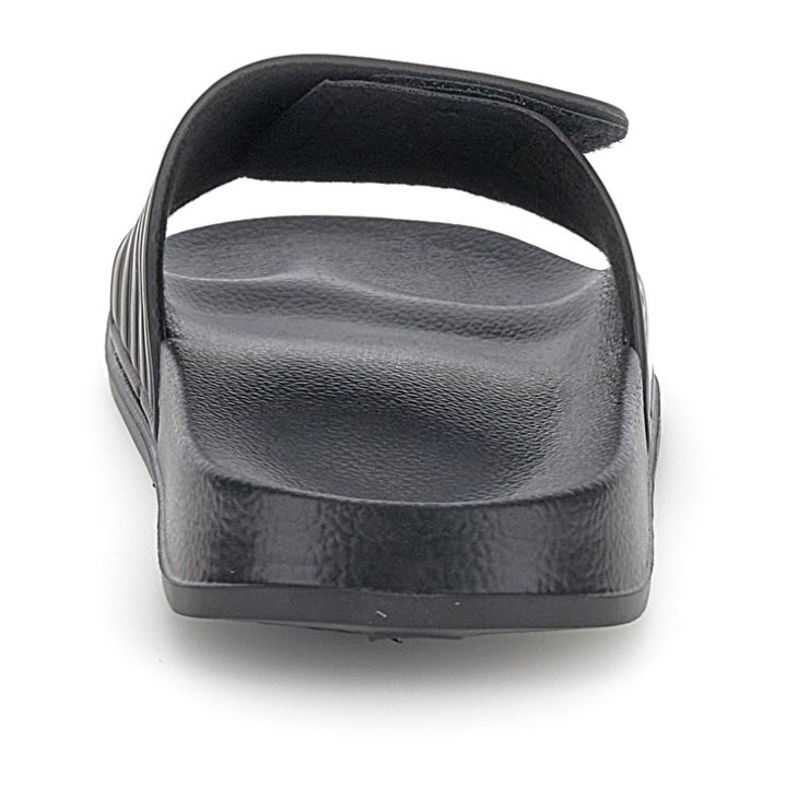 Men Lotto Rico Strap II Slides Black / Silver | IK576337W6