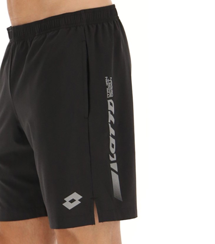 Men Lotto Run Fit 7 Shorts Black | KW183198B3
