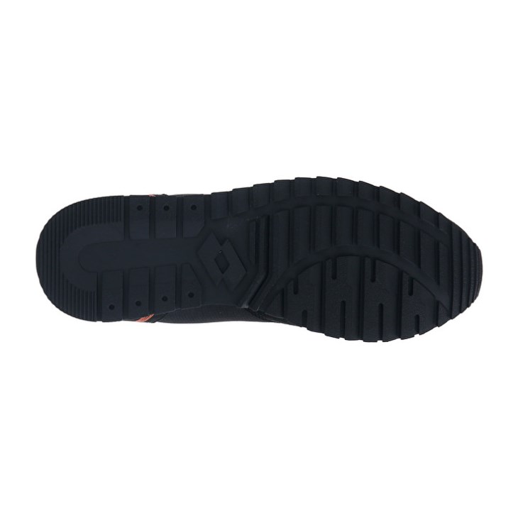 Men Lotto Runner '95 AMF Running Shoes Black / Grey | WQ043684Y8
