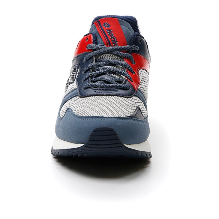 Men Lotto Runner Plus '95 AMF V Running Shoes Grey / Blue / Blue | FX378247A7