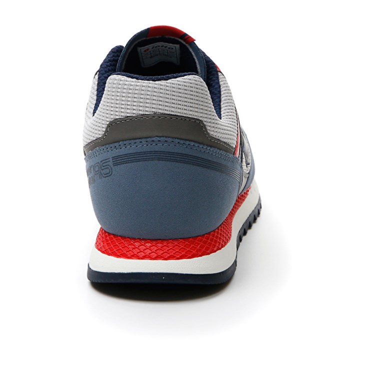 Men Lotto Runner Plus '95 AMF V Running Shoes Grey / Blue / Blue | FX378247A7