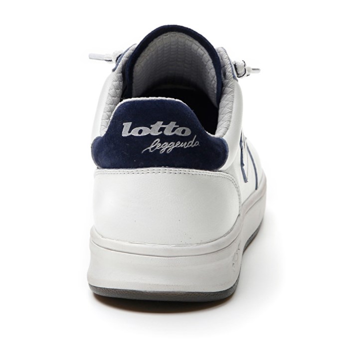 Men Lotto Signature Edge Sneakers White / Blue | MA040914N7