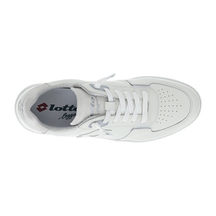 Men Lotto Signature Low Sneakers White | OJ418621U6