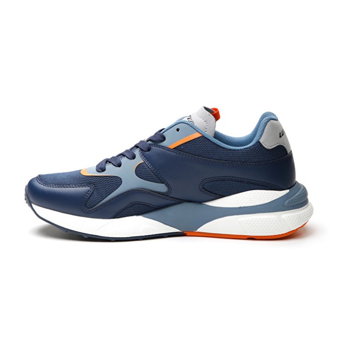 Men Lotto Sirius '95 AMF II Sneakers Blue / Blue / Grey | TM468056G0