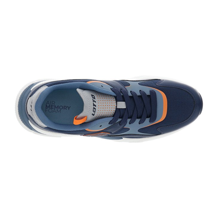 Men Lotto Sirius '95 AMF II Sneakers Blue / Blue / Grey | TM468056G0
