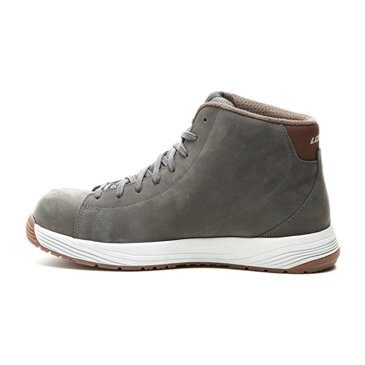 Men Lotto Skate Mid S3 SRC Safety Shoes Olive | ZM818921G5